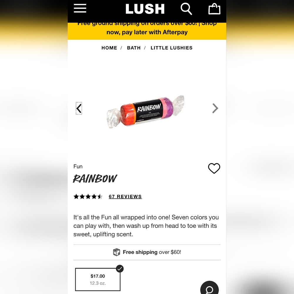 Lush Rainbow Soap Set